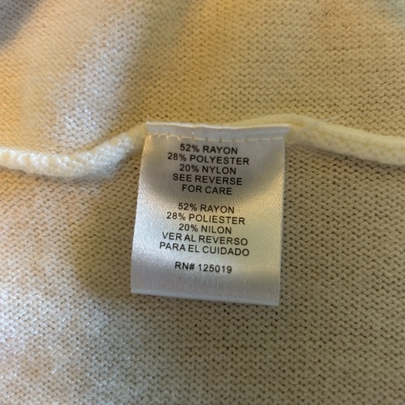 Creamy white turtle neck sweater - Picture 10 of 10